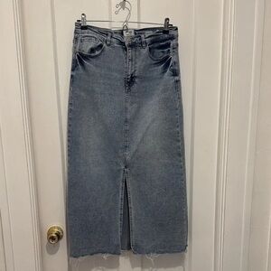 Women's Blue Denim Skirt